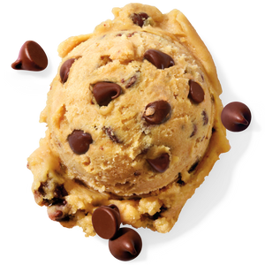 Cookie dough with chocolate chips