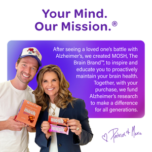 MOSH, The Brain Brand, Mission statement with Maria and Patrick