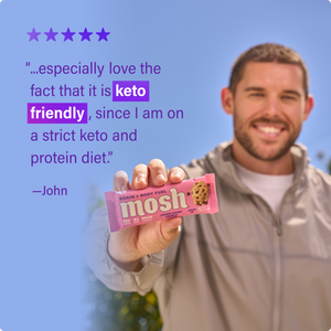 MOSH Cookie Dough Crunch brain health protein bar customer review